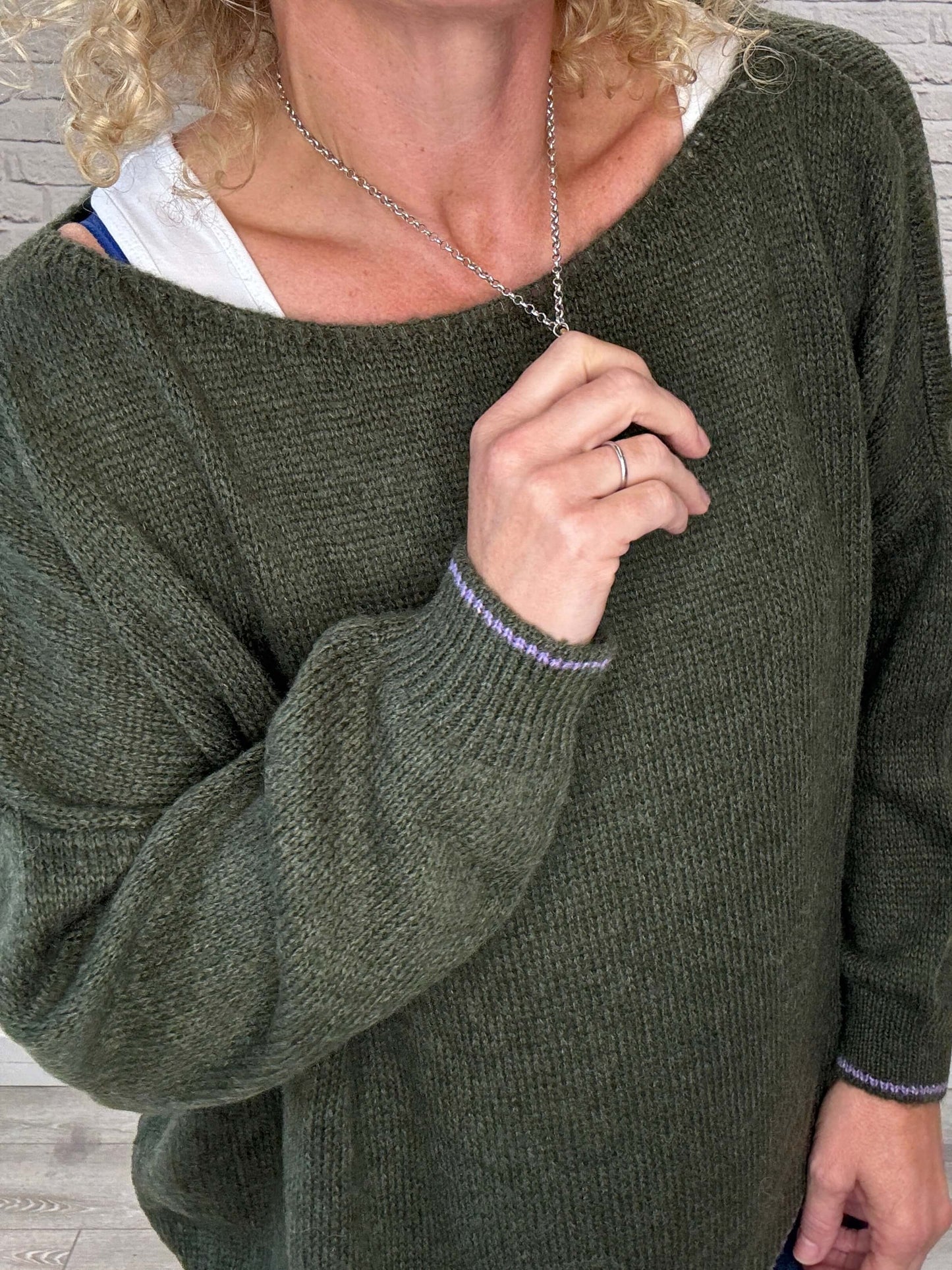 Lauretta Sweater | Army