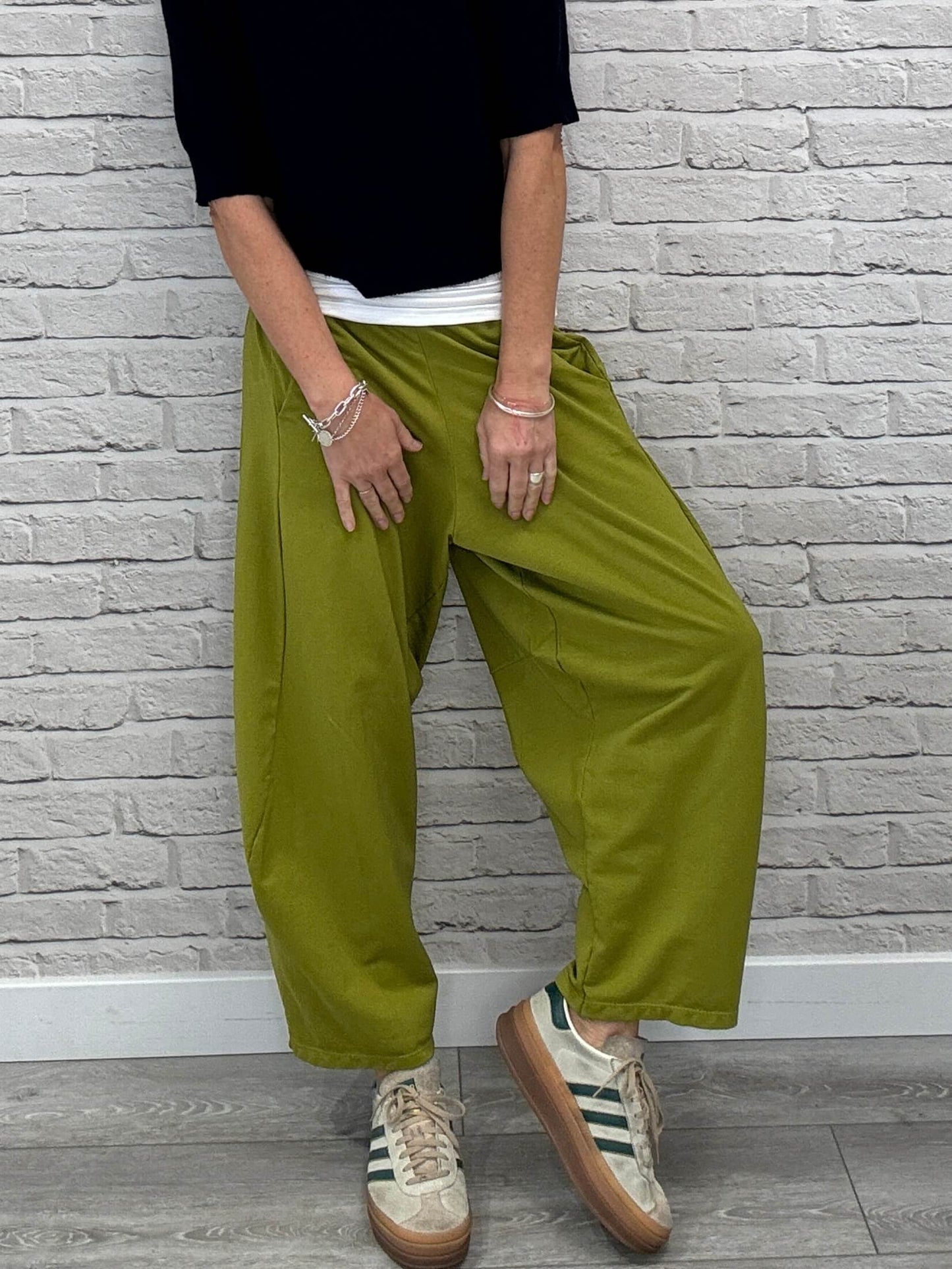 Barrel Joggers | Chartreuse (NEW)