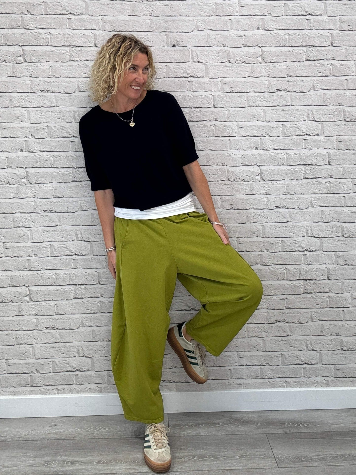 Barrel Joggers | Chartreuse (NEW)