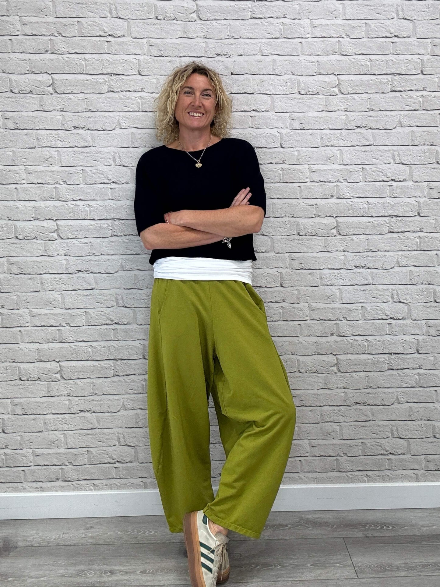 Barrel Joggers | Chartreuse (NEW)
