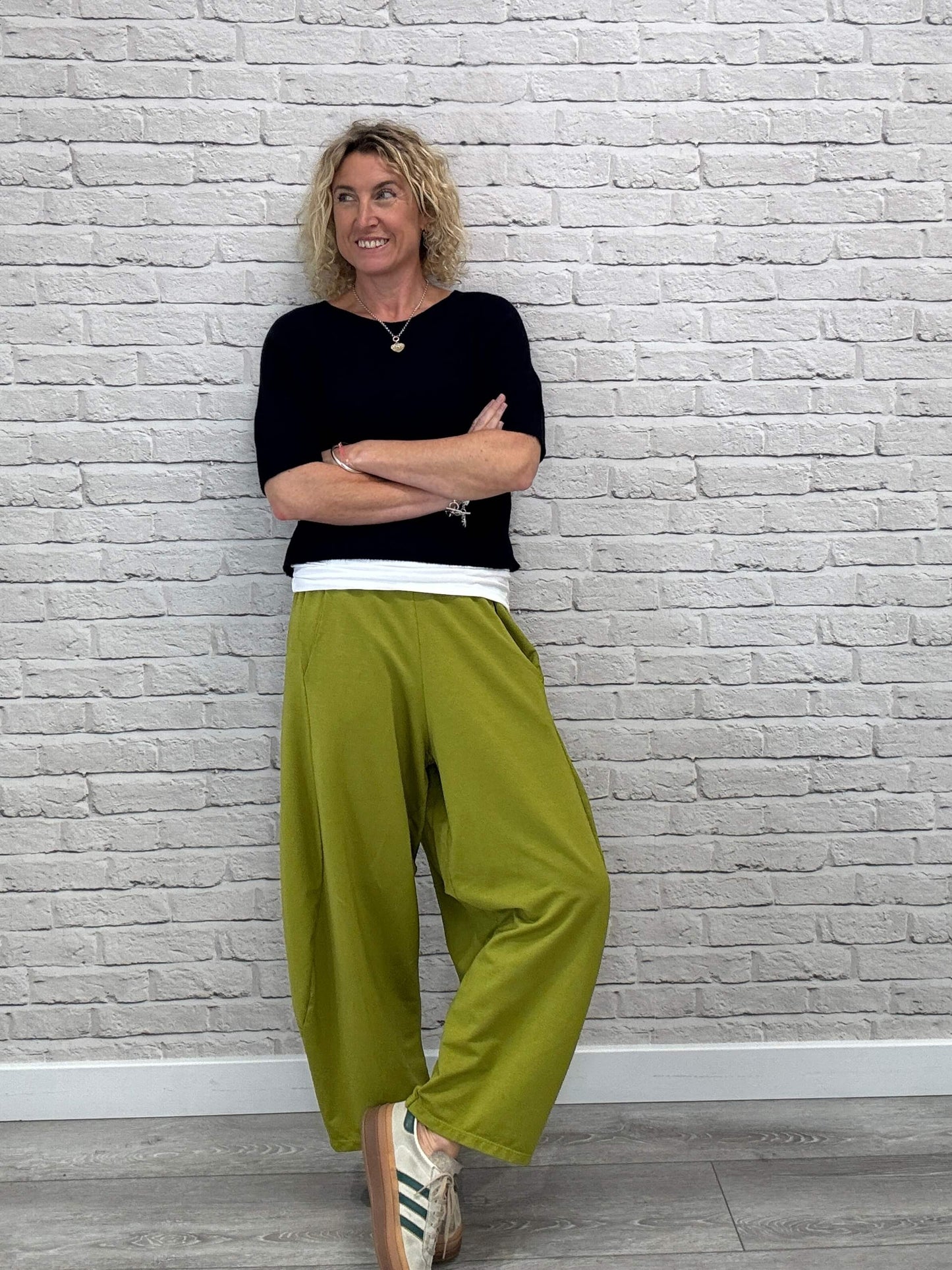 Barrel Joggers | Chartreuse (NEW)