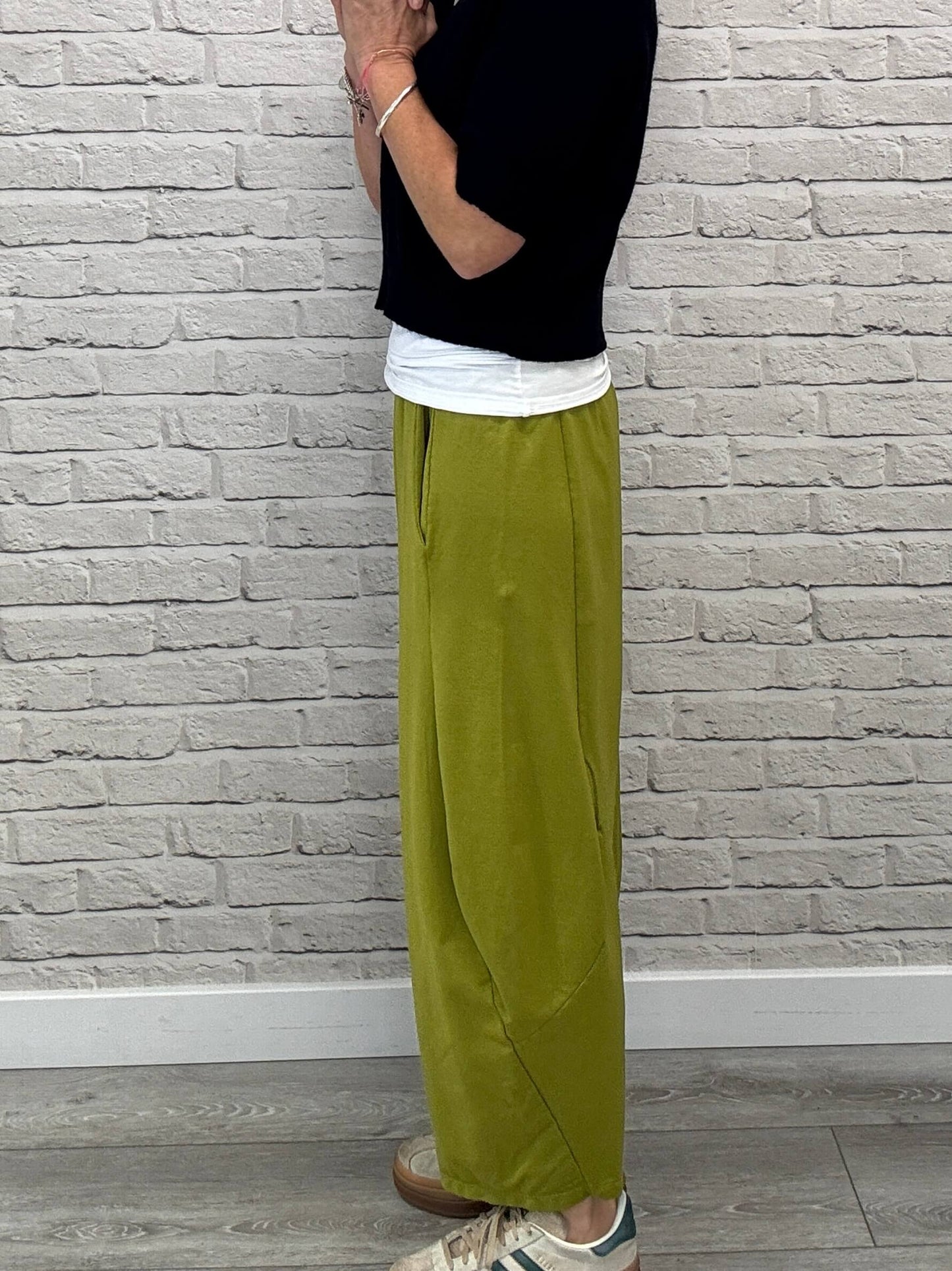 Barrel Joggers | Chartreuse (NEW)