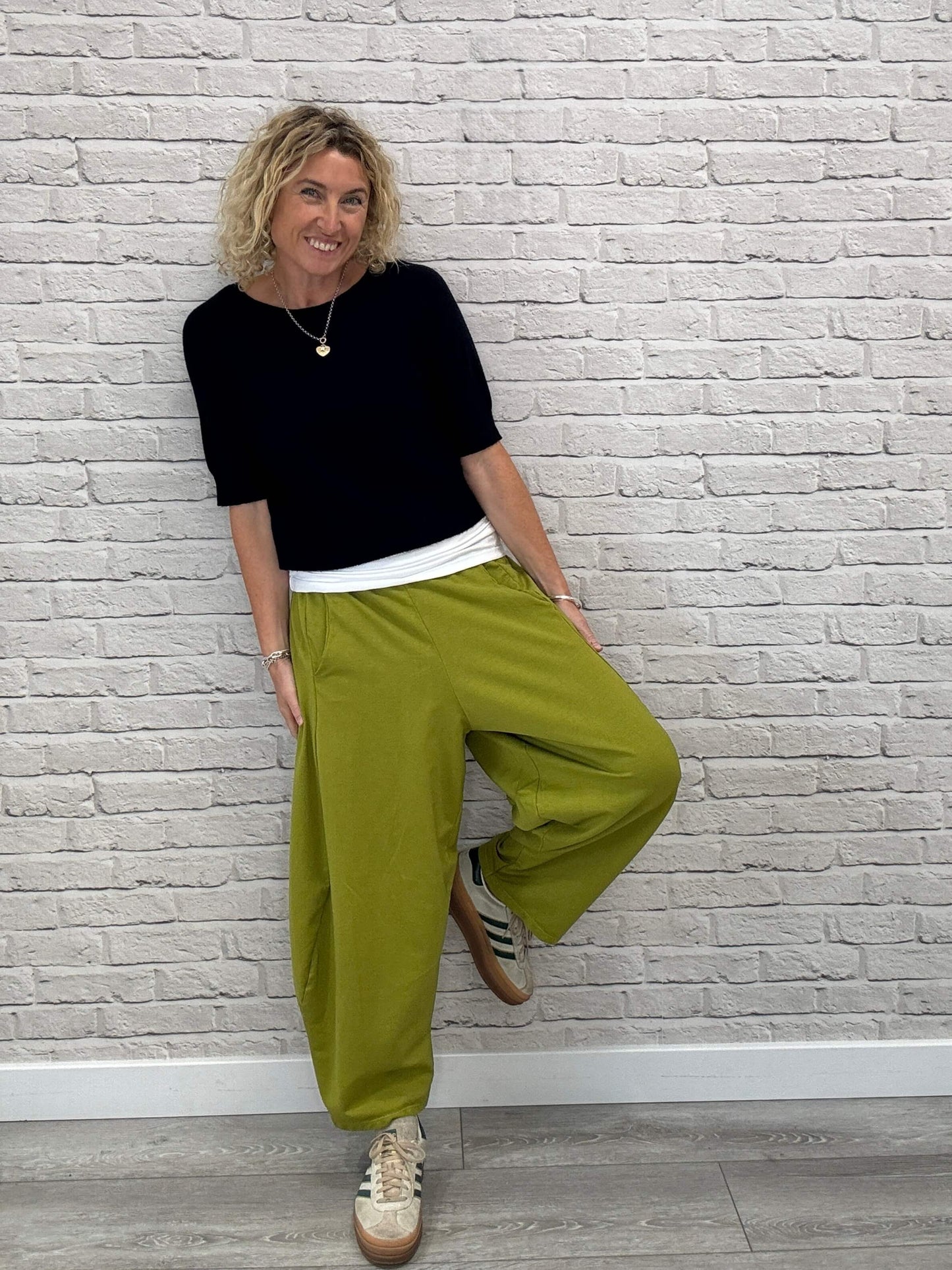 Barrel Joggers | Chartreuse (NEW)