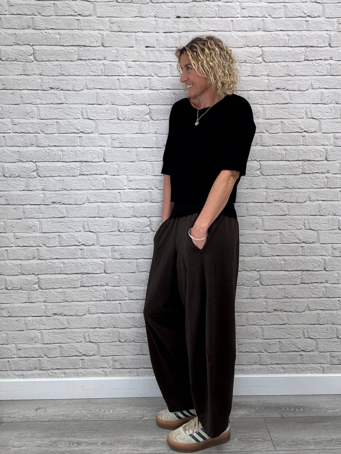 Barrel Joggers | Chocolate (NEW)