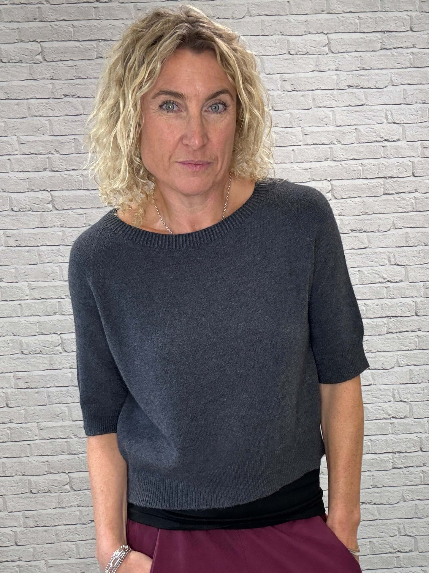 Charlotte Knit | Graphite