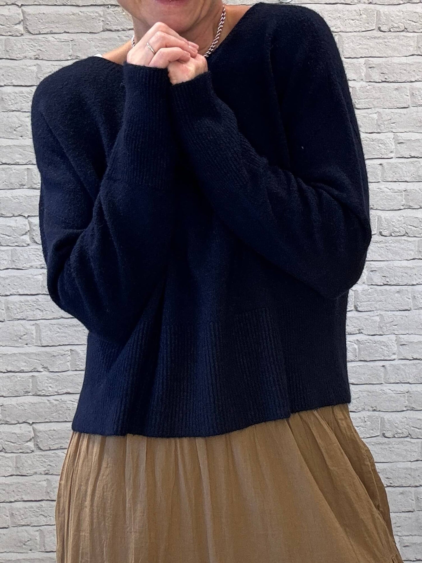 Monty Sweater | Navy