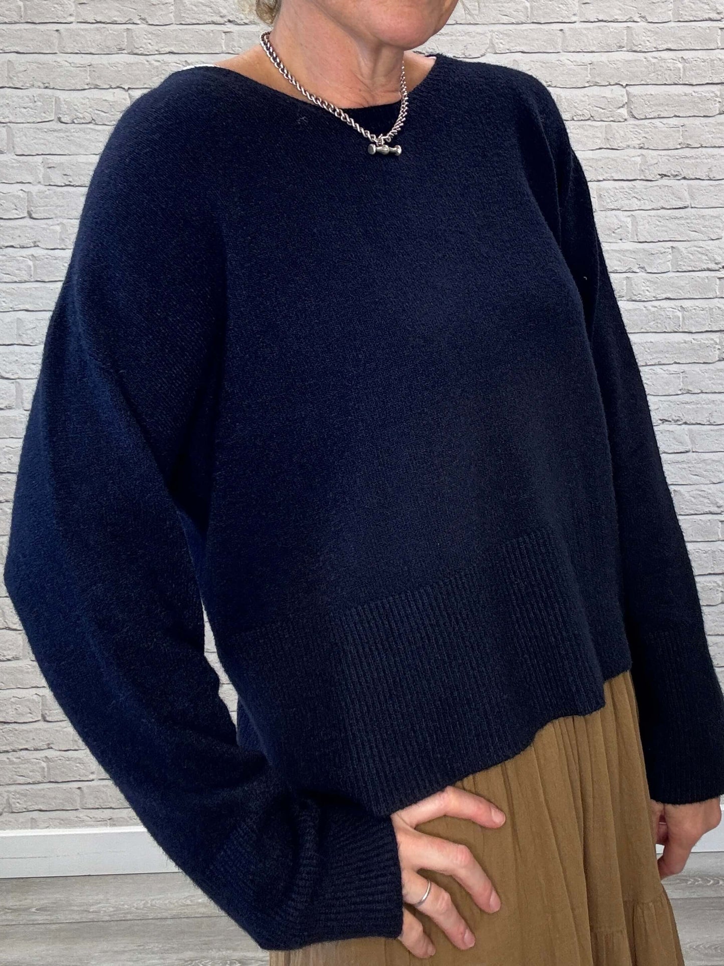 Monty Sweater | Navy