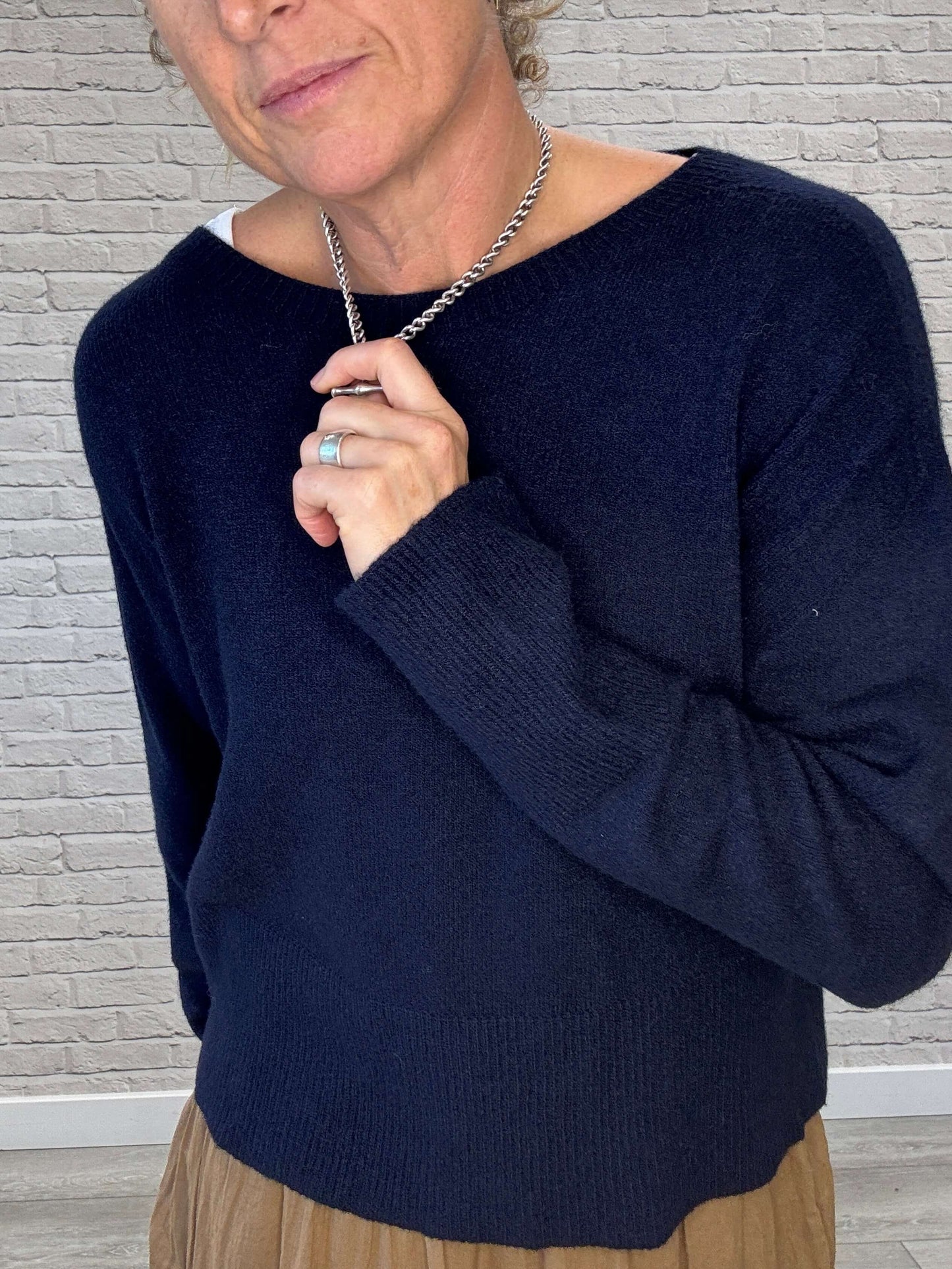 Monty Sweater | Navy