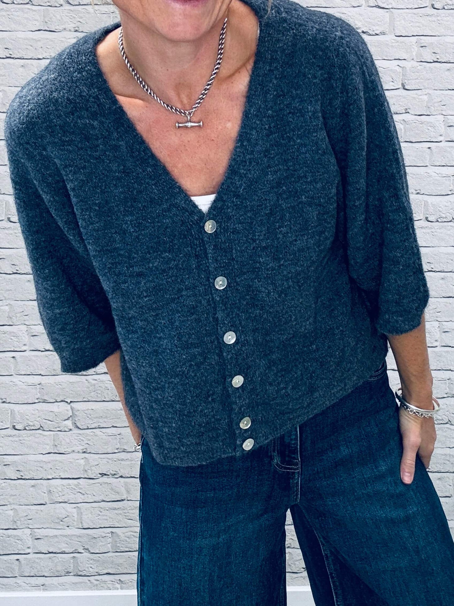 Milla Cardigan | Charcoal (NEW)