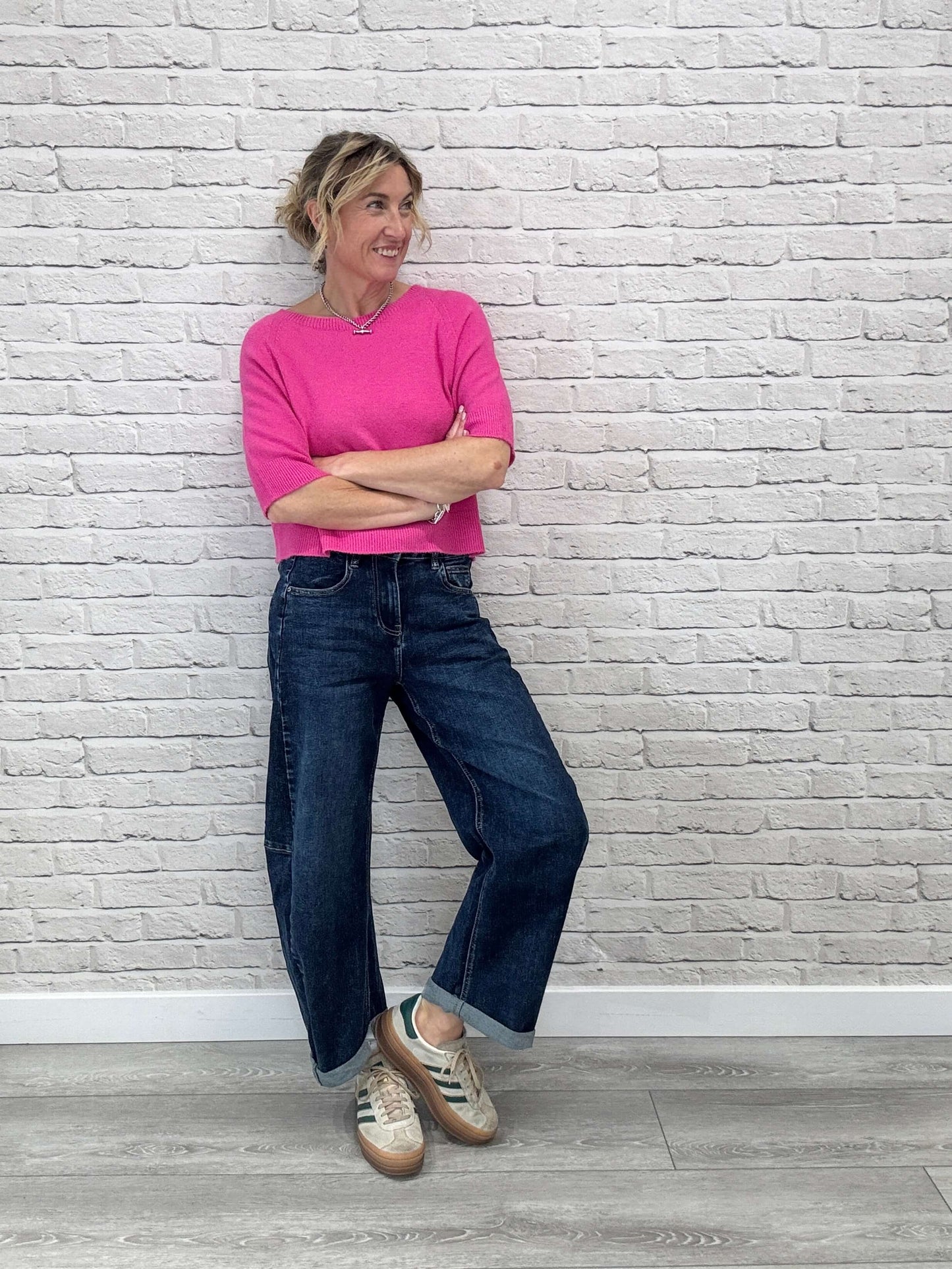 Charlotte Knit | Fuchsia