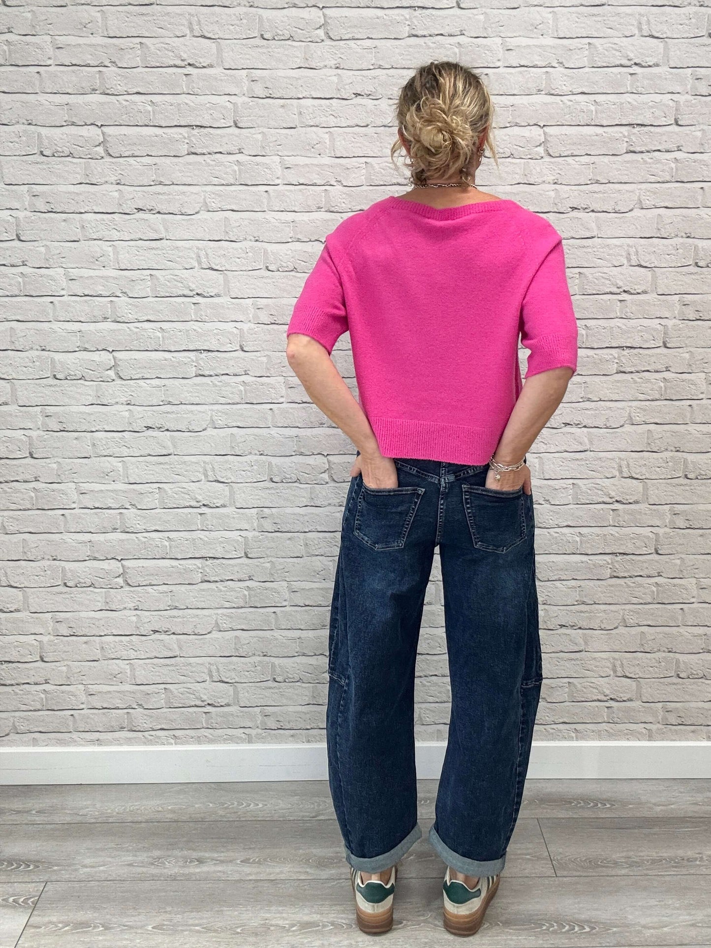 Charlotte Knit | Fuchsia