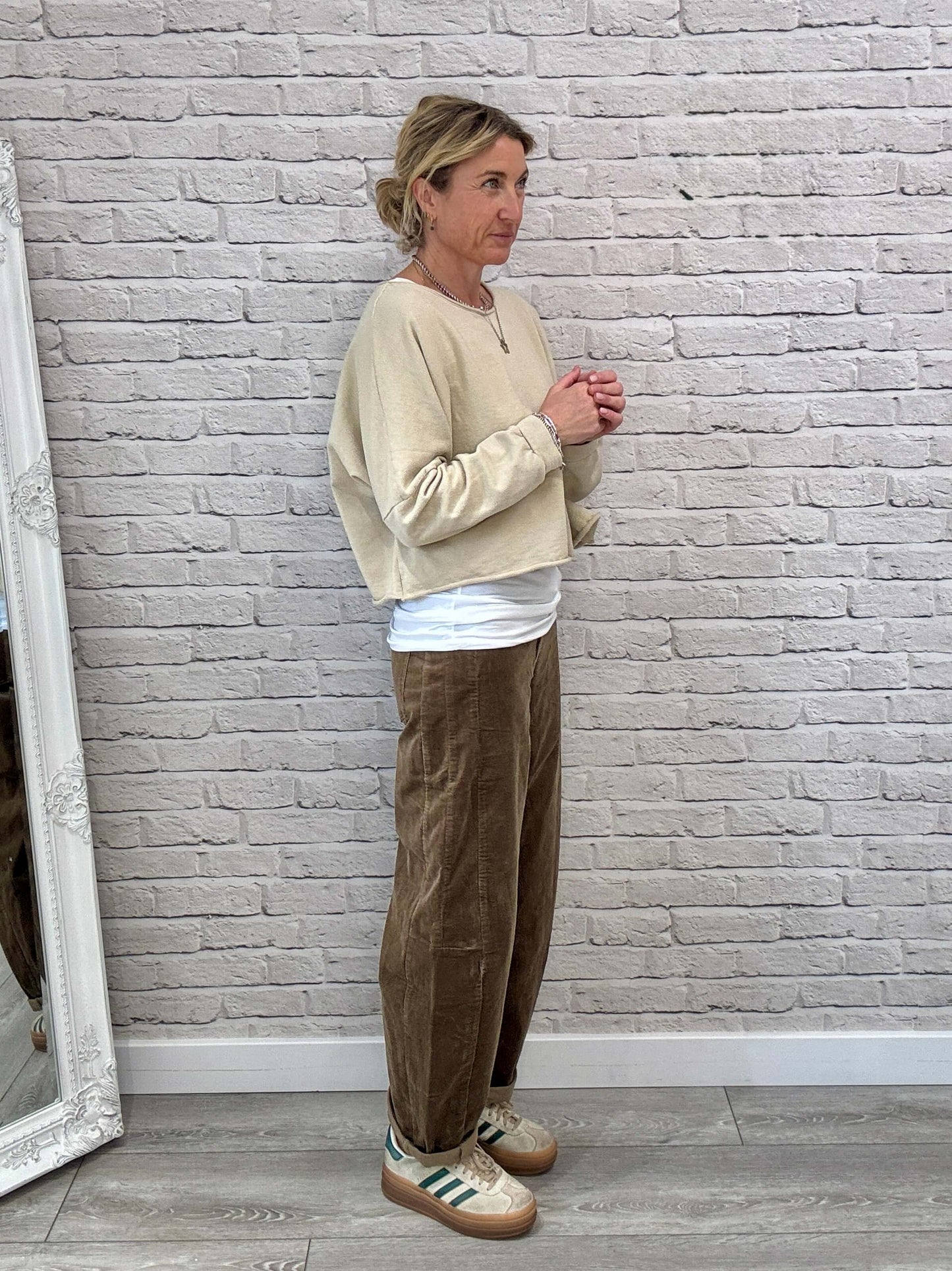 Maeve Sweatshirt | Almond Milk