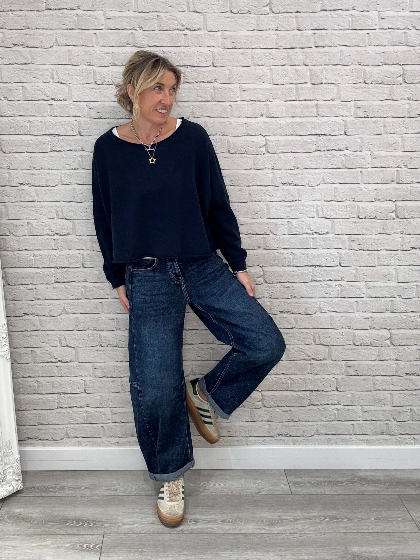 Maeve Sweatshirt | Navy Blue