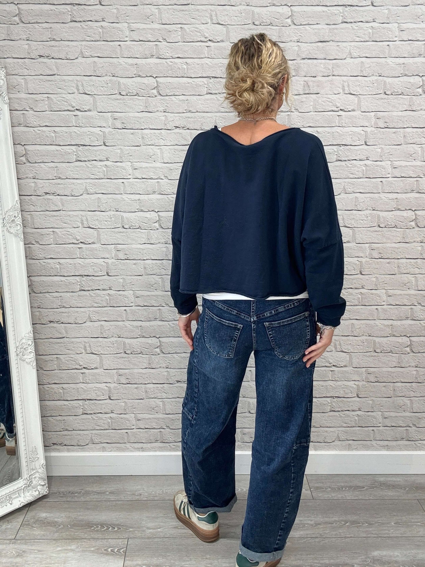 Maeve Sweatshirt | Navy Blue
