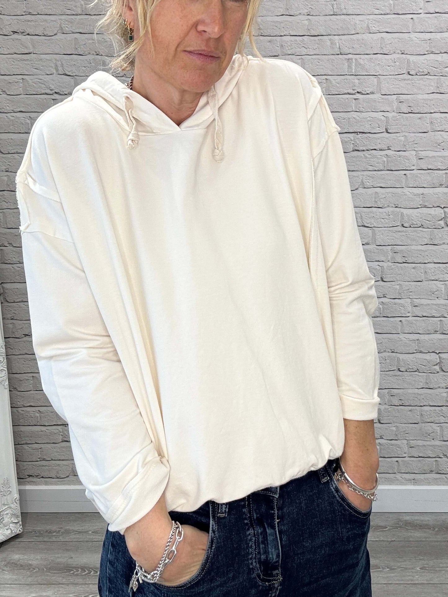 Bentley Hoodie | Winter White