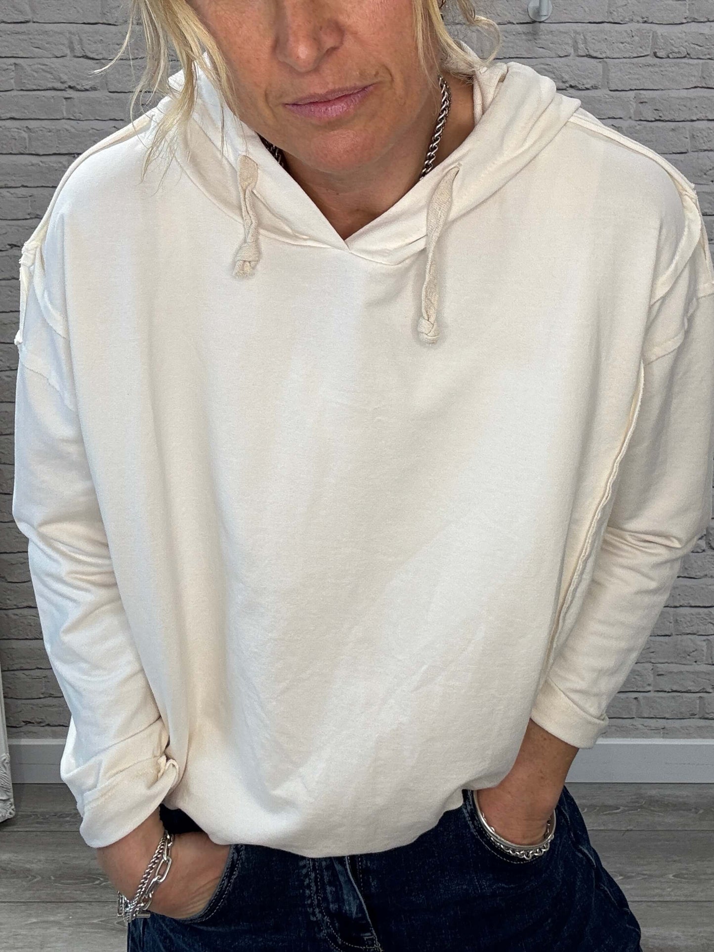 Bentley Hoodie | Winter White