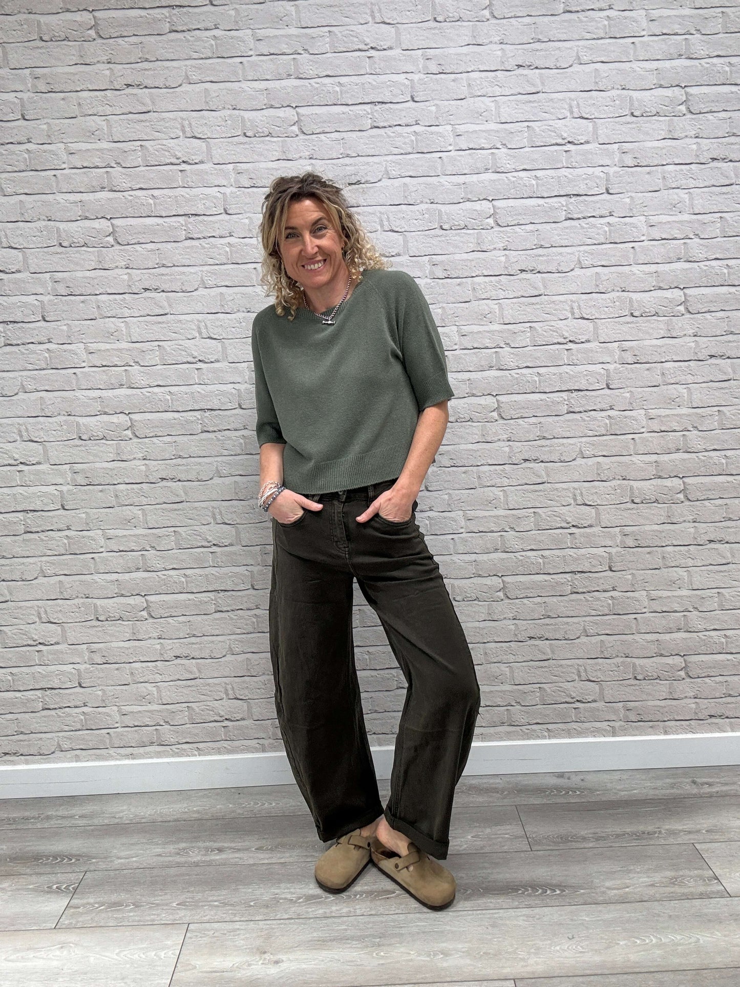 Carnaby Barrel Jeans | Khaki