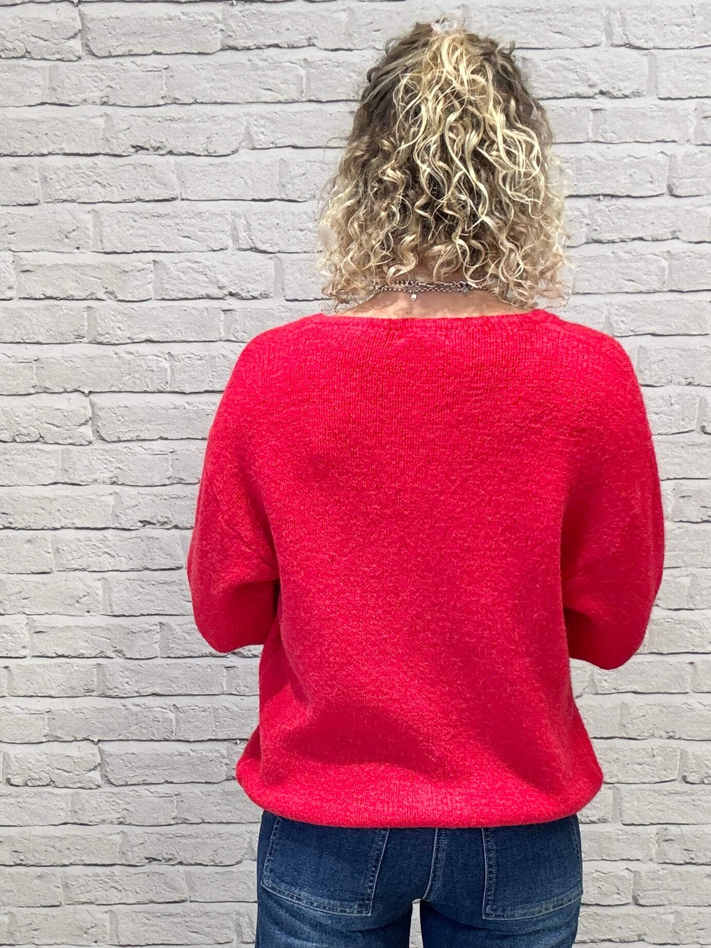 Melrose Cardigan | Red (NEW)