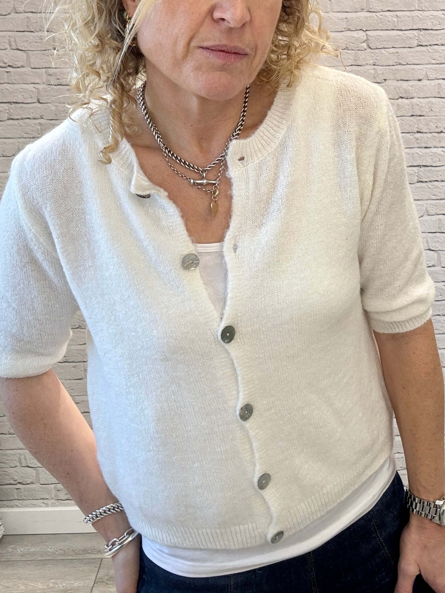 Sarah Cardigan | Off-White