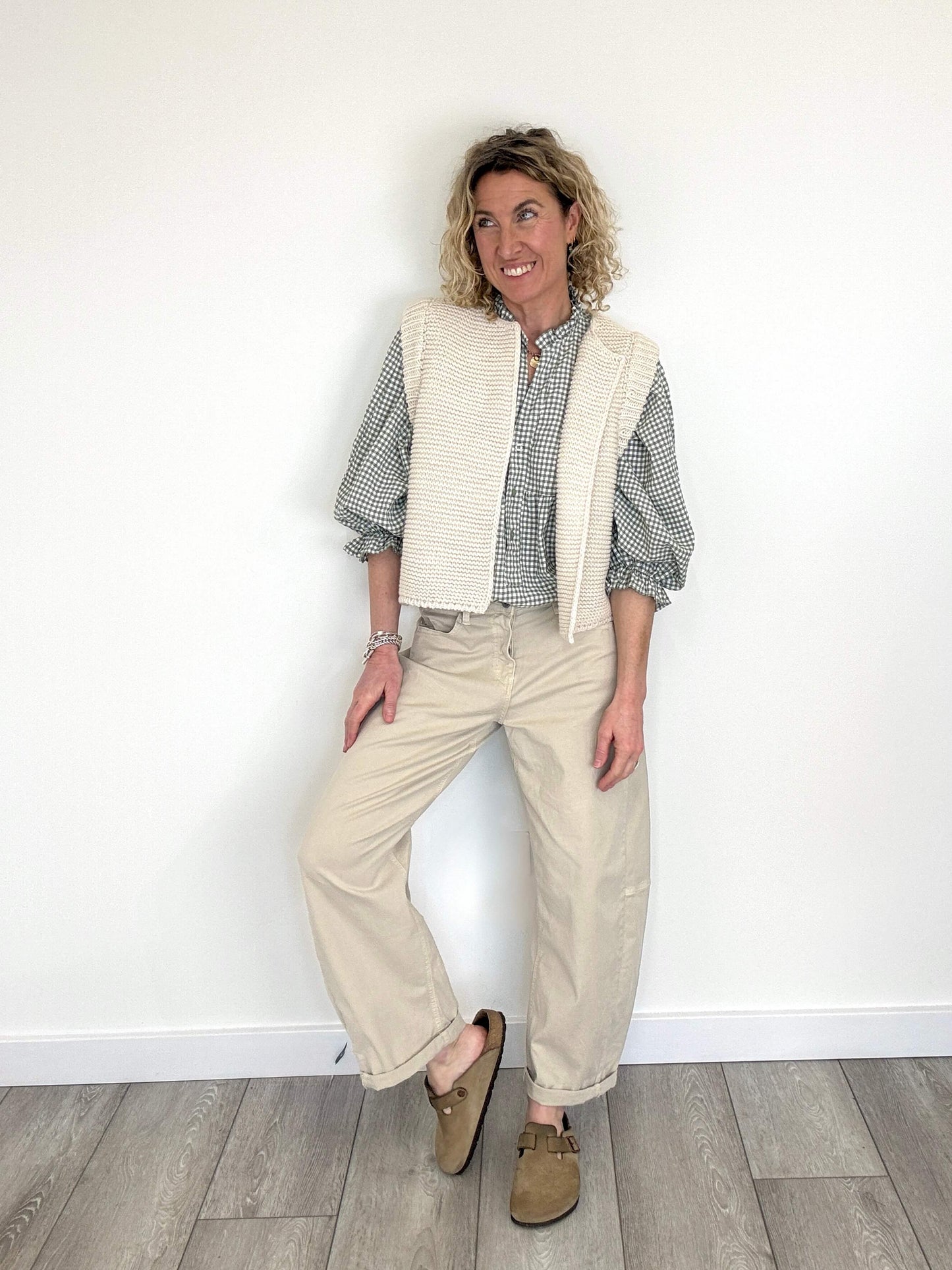 Spring Carnaby Barrel Jeans | Almond Milk (NEW)