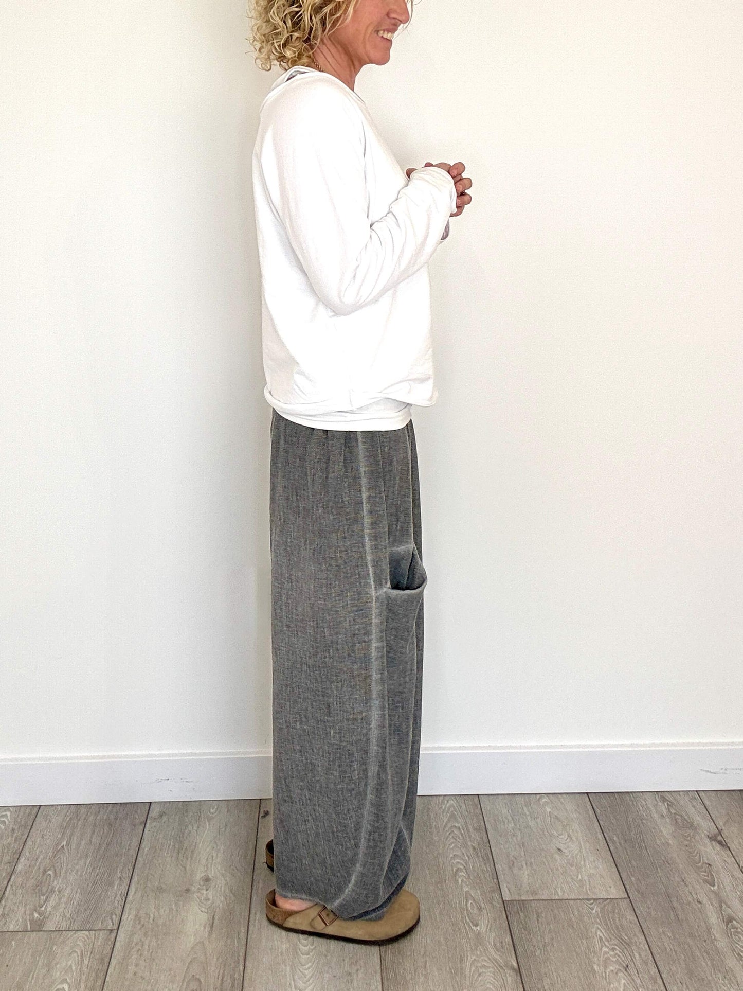 Nomad Barrel Pant | Washed Grey