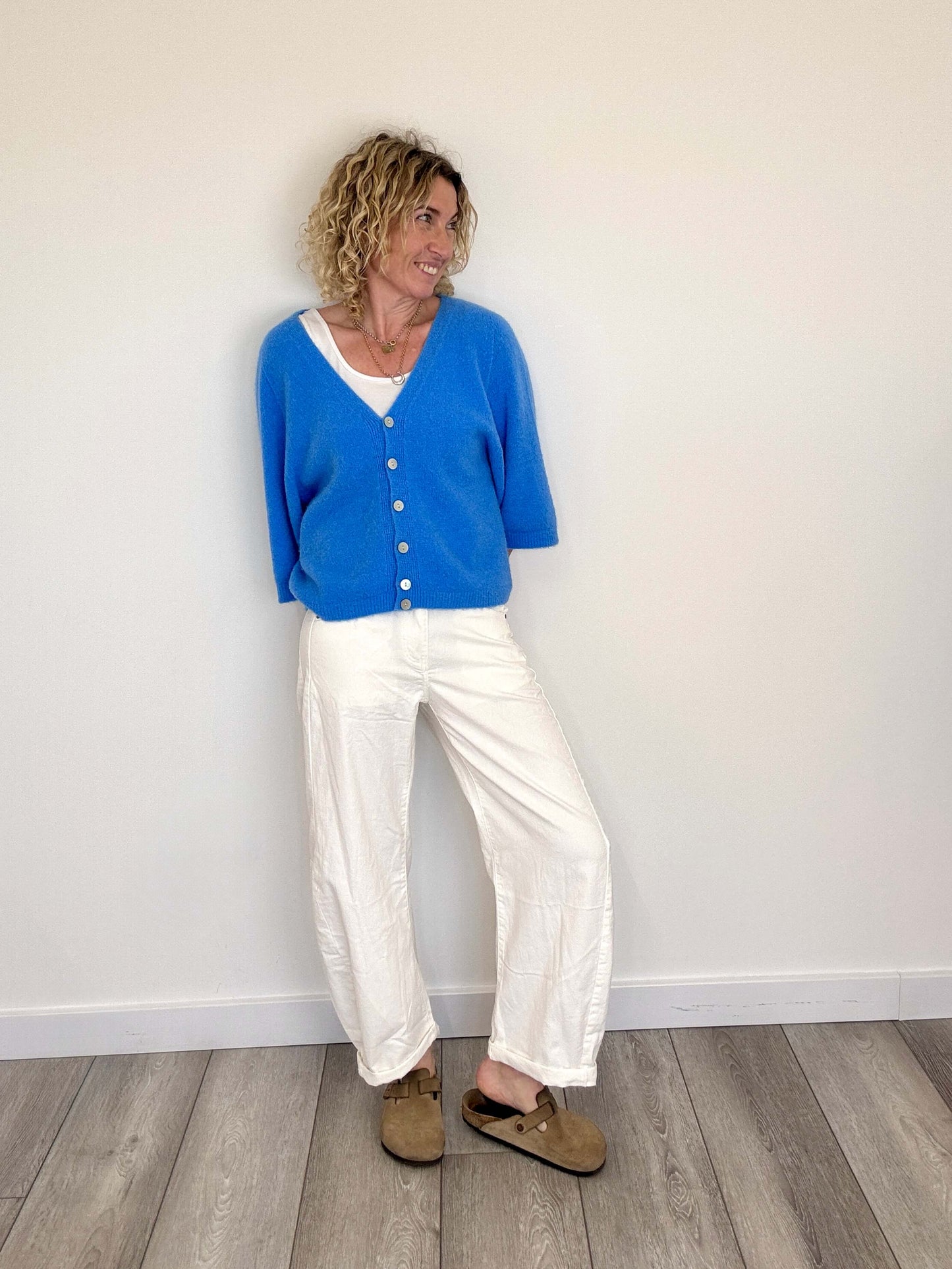 Spring Carnaby Barrel Jeans | White (NEW)