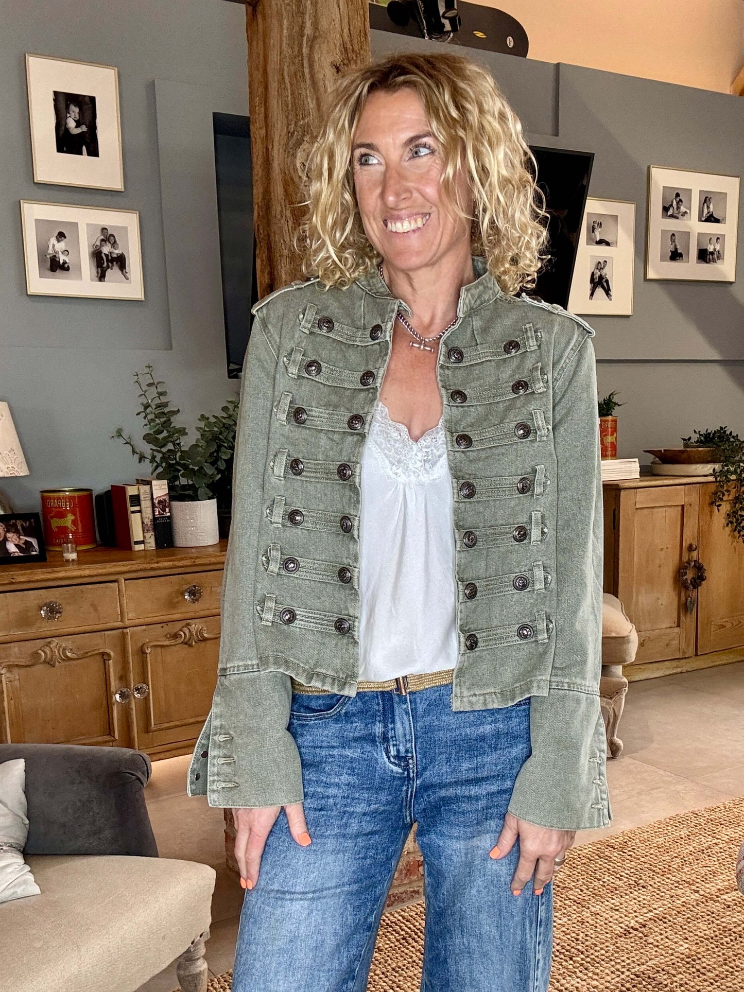 The Regiment Jacket | Khaki Denim
