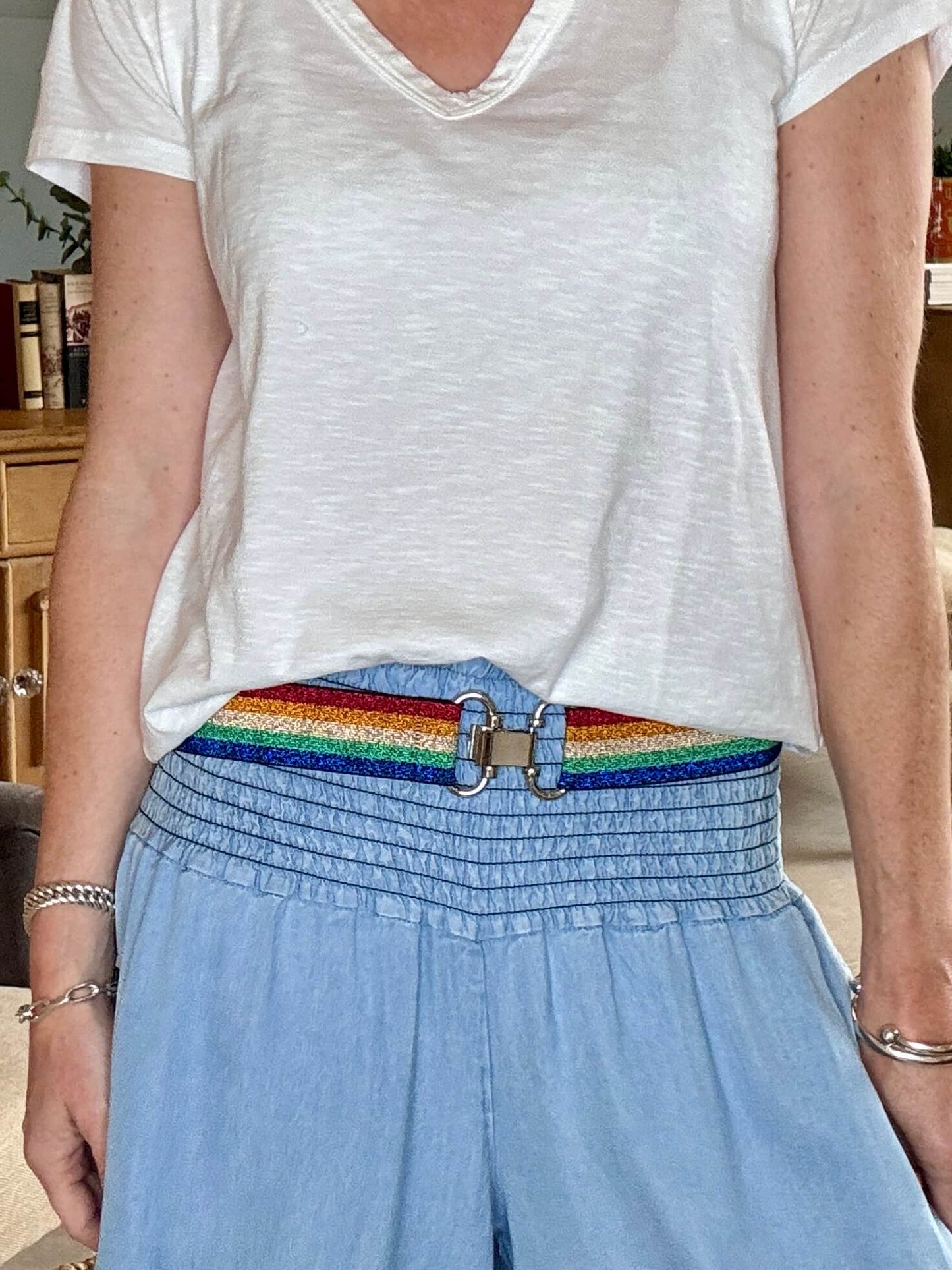 Rainbow Belt | Gold Buckle