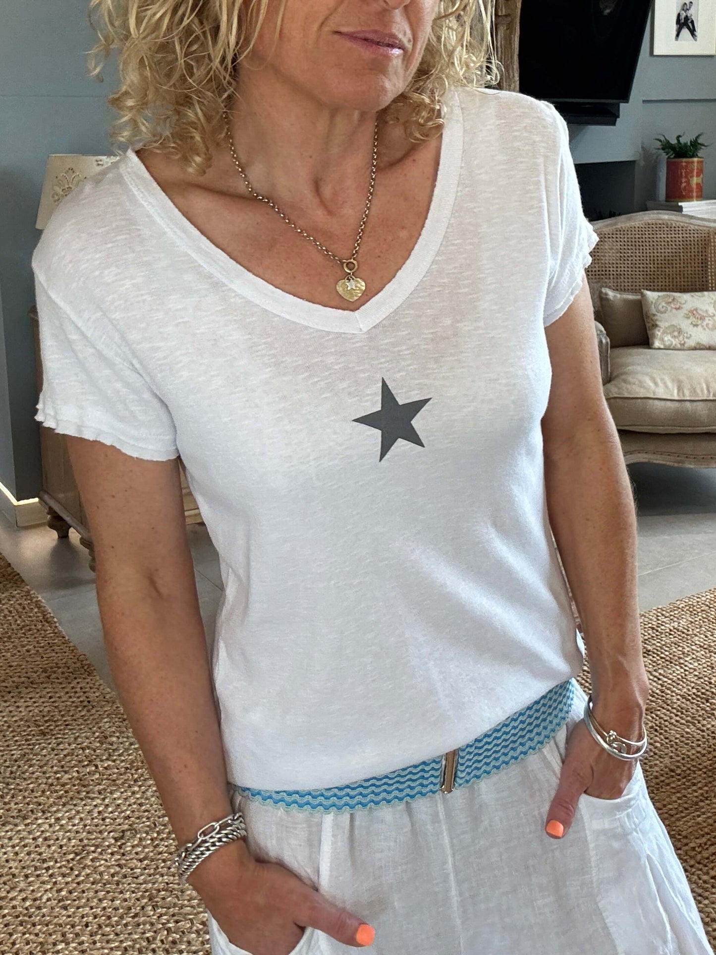 Cosmo Star T-Shirt | White