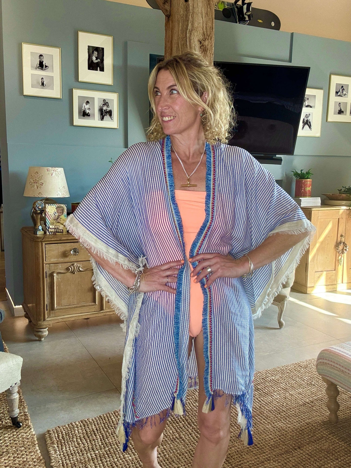 Ocean Drive Kaftan | Blue