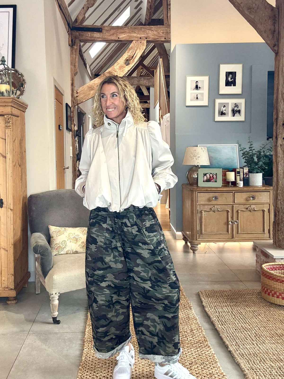 The Marlow Bubble Jacket | Beige