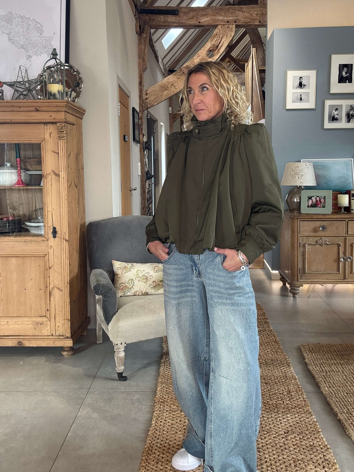 The Marlow Bubble Jacket | Khaki