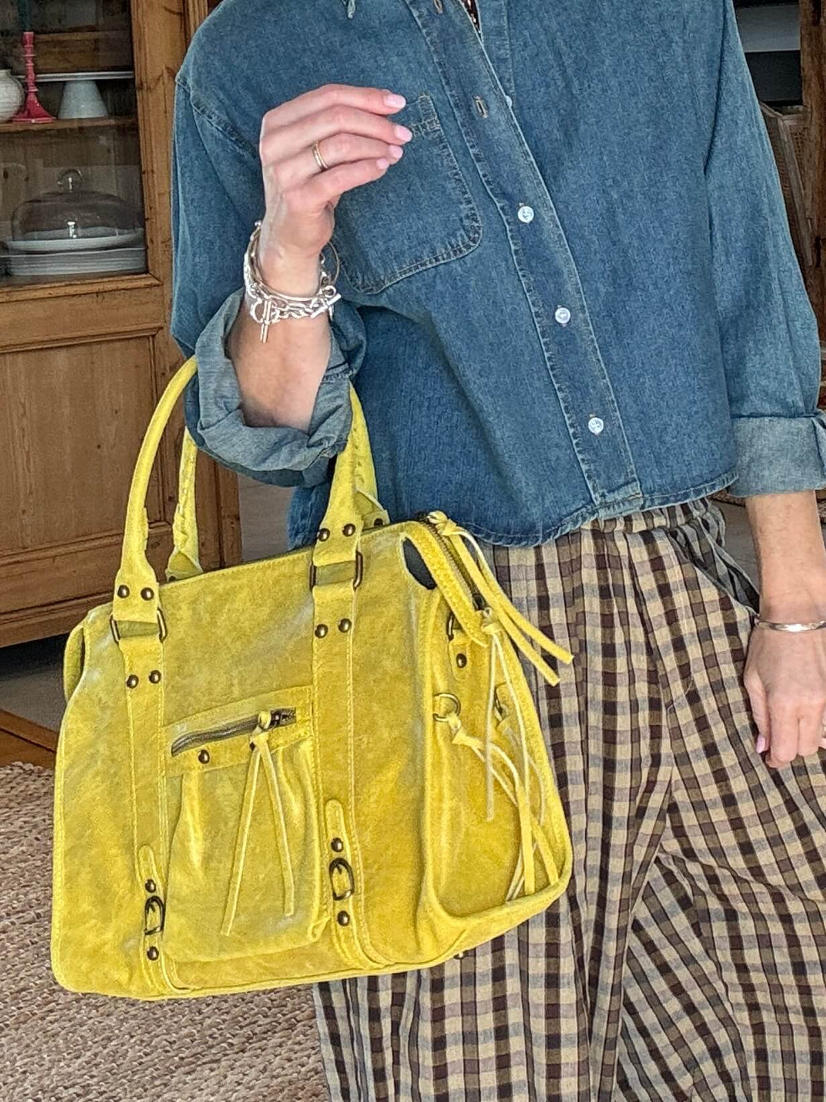 The Texas Slouch Bag | Mustard