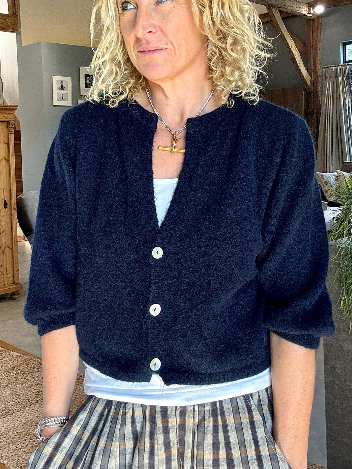 The Harper Cardigan | Navy