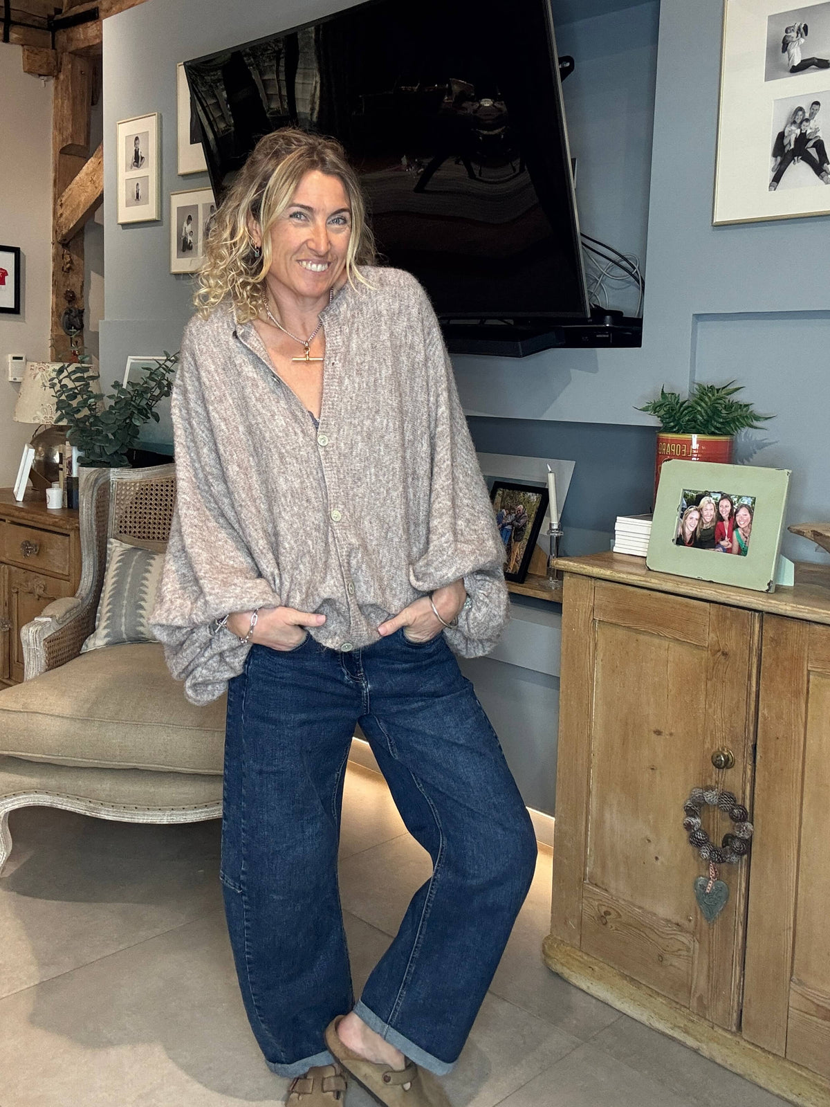 Slouch Cardi | Oatmeal