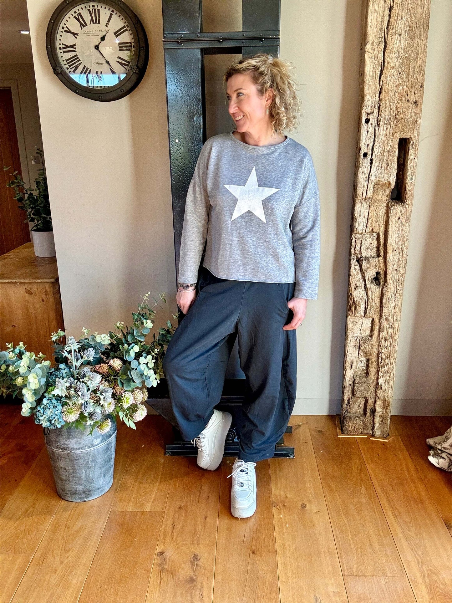 Barrel Joggers | Charcoal