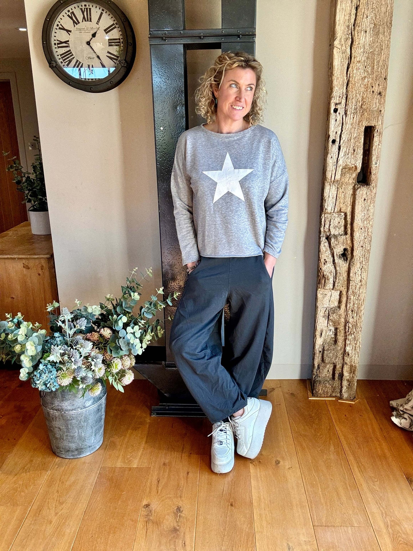 Barrel Joggers | Charcoal