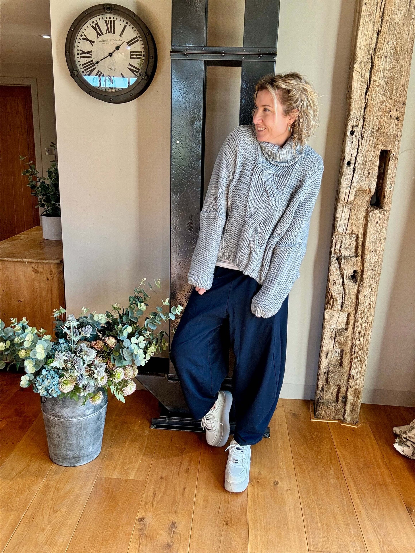Barrel Joggers | Navy