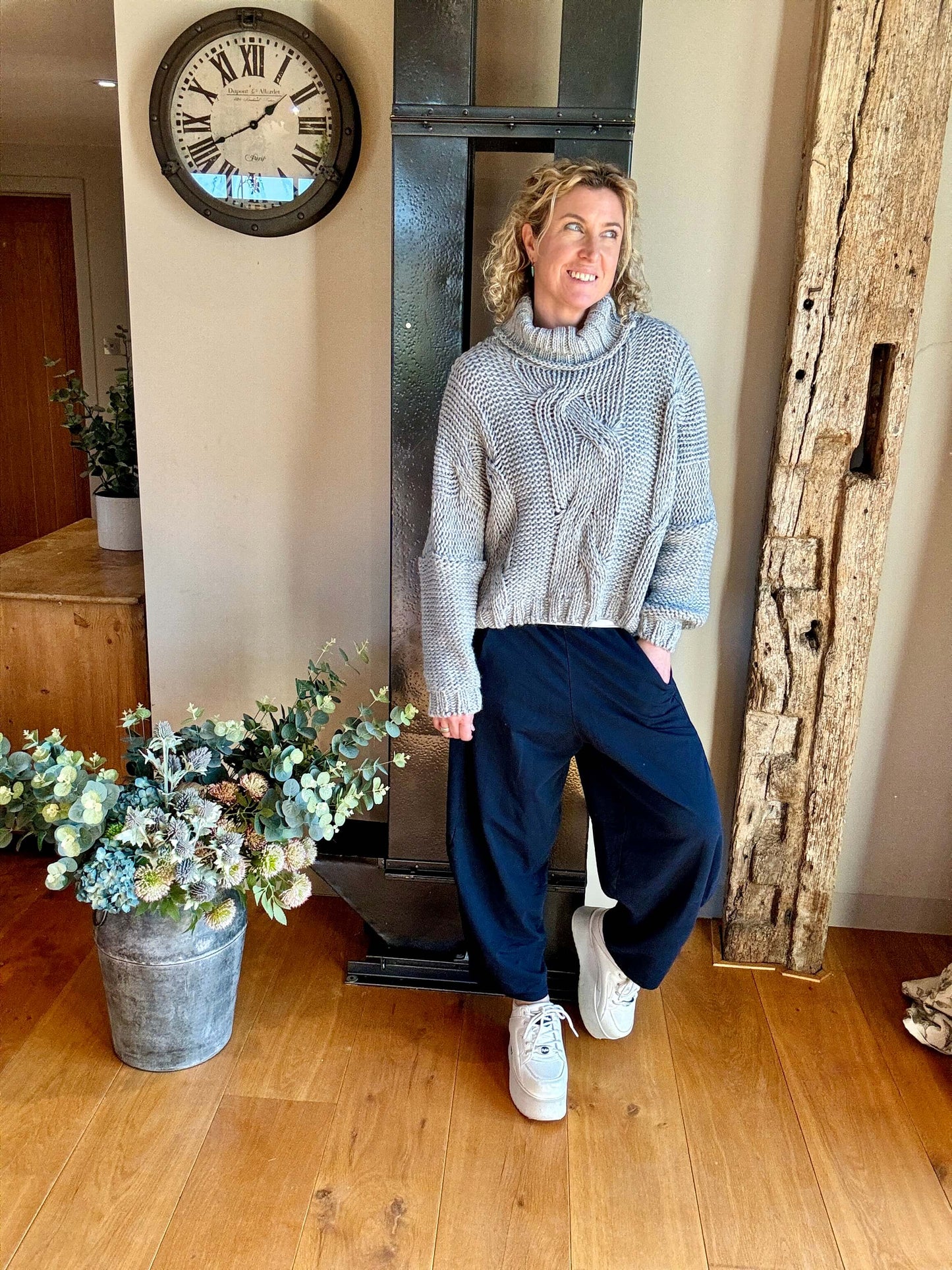 Barrel Joggers | Navy