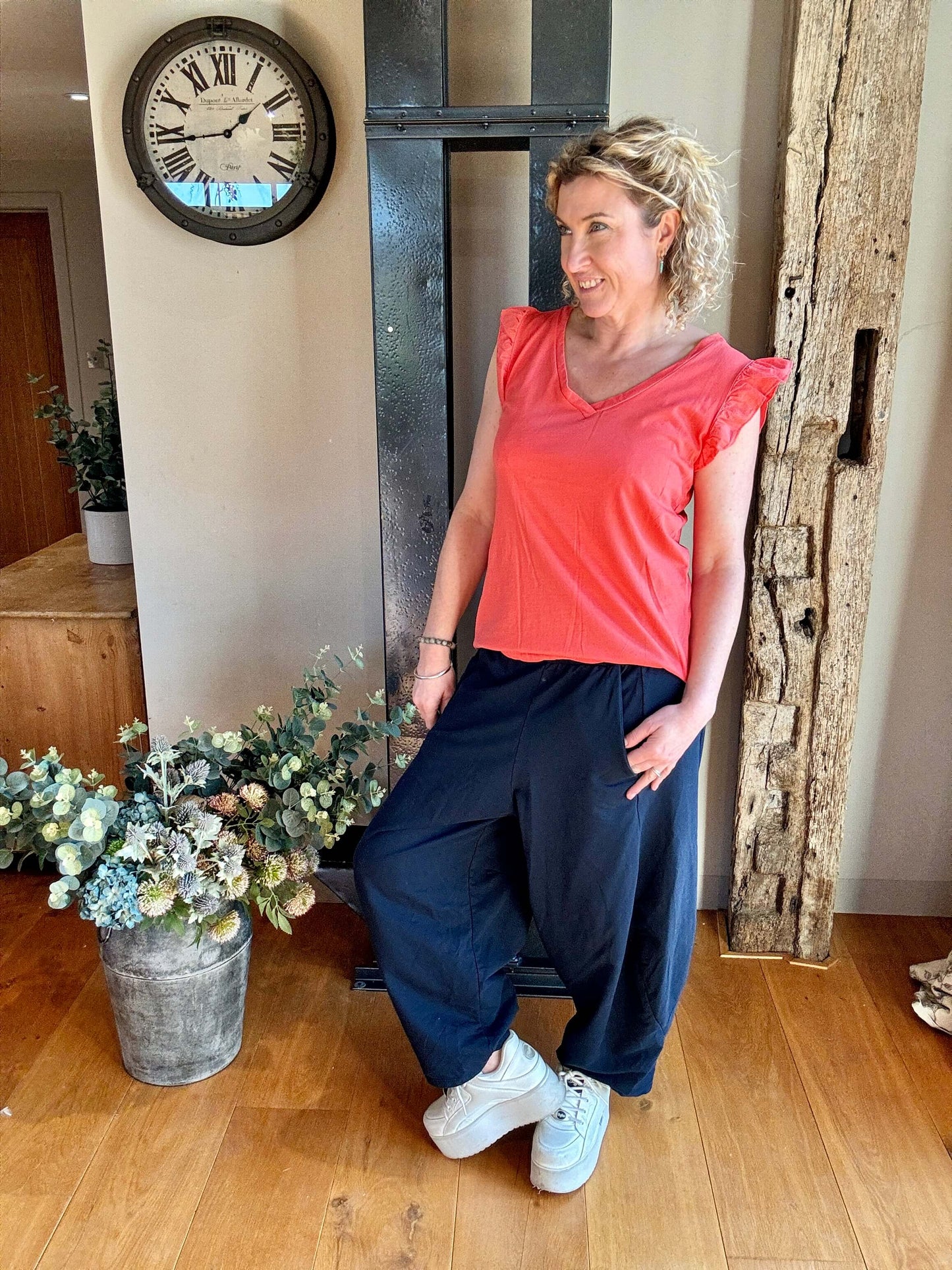 Barrel Joggers | Navy