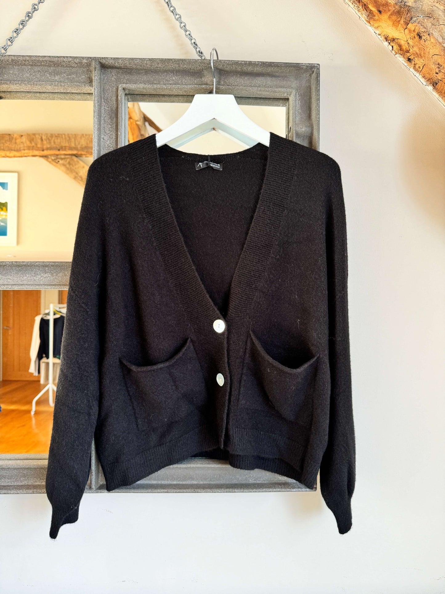 The Papa Cardigan | Black