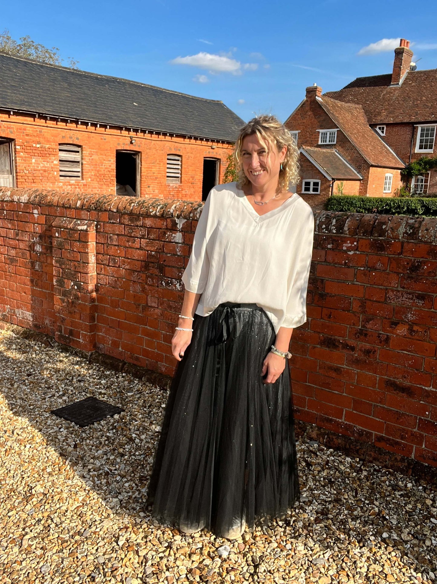 Glitter Ball Tulle Skirt