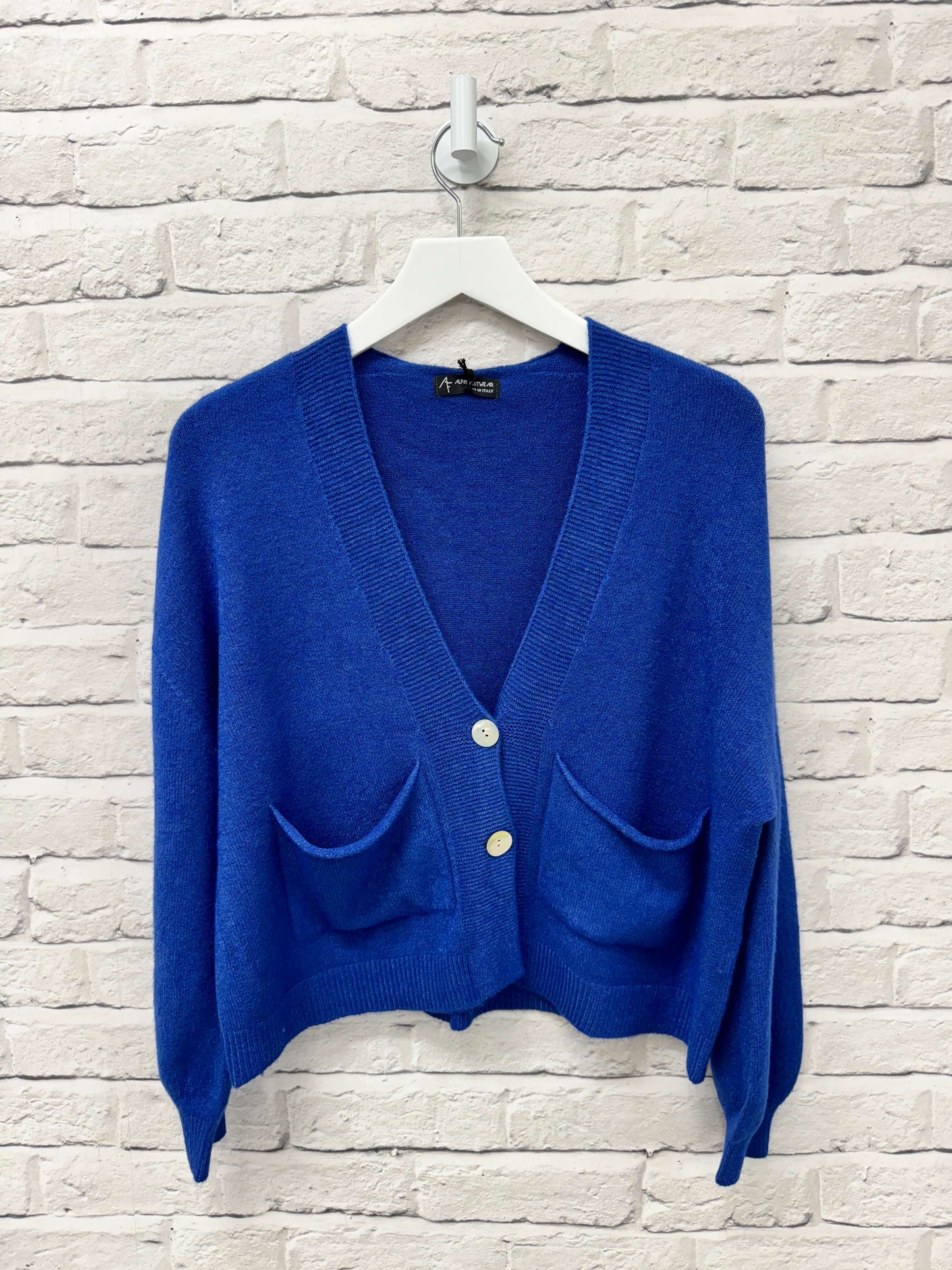 The Papa Cardigan | Dark Cobalt