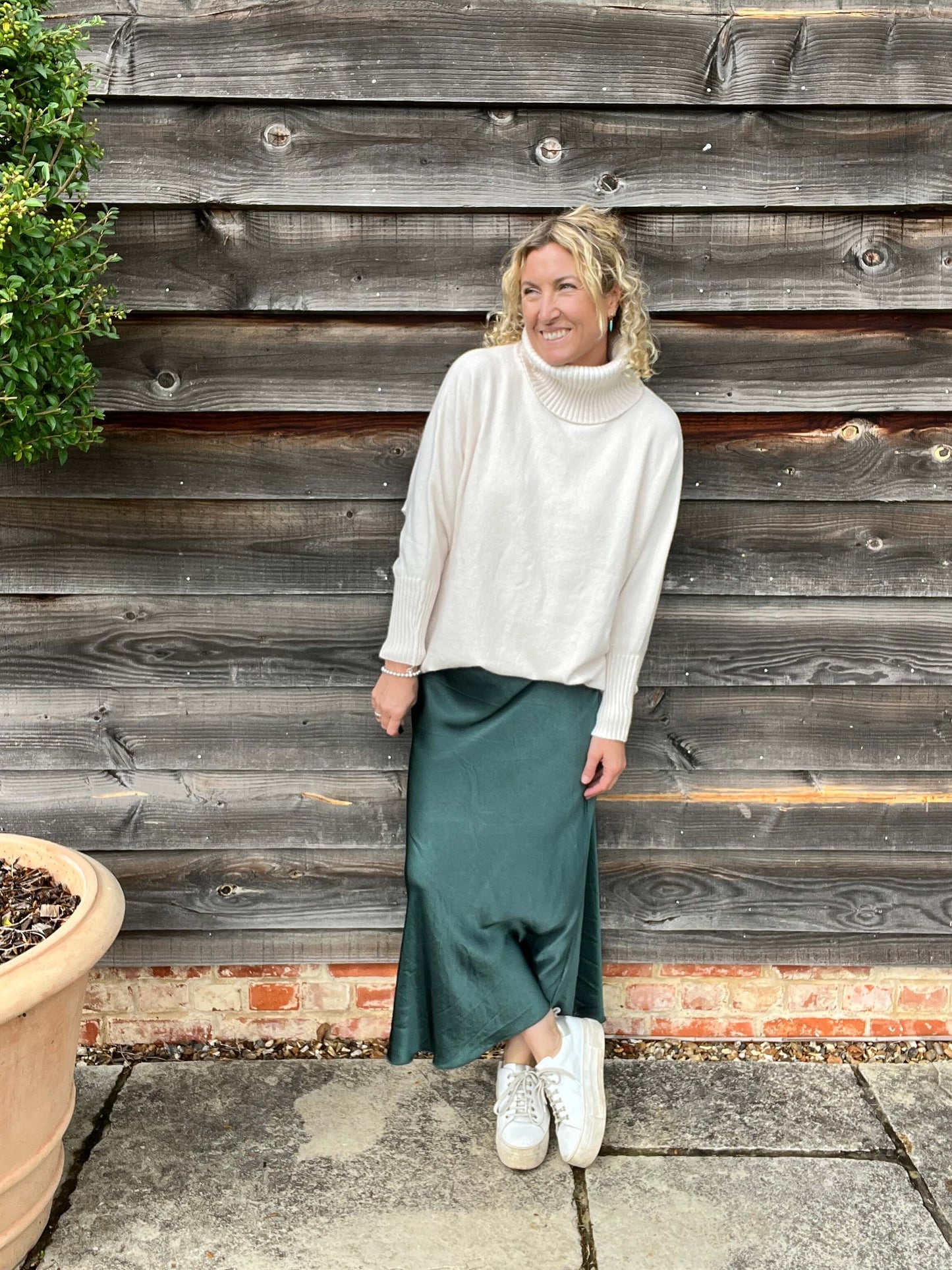 Arabella Roll Neck | Cream