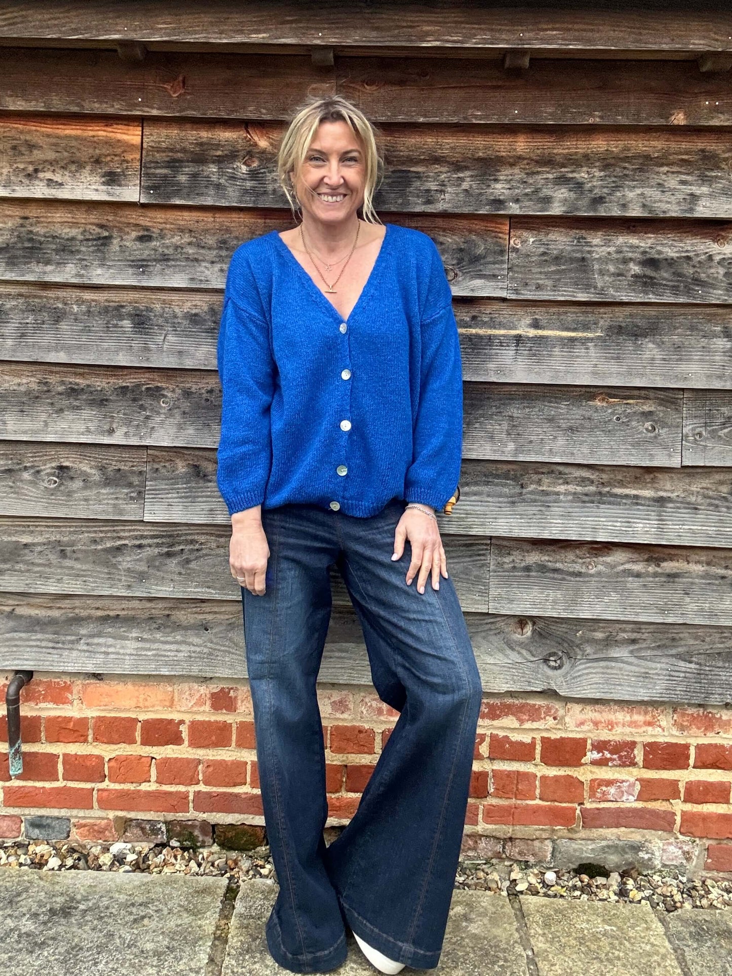 Emma Cardigan | Cobalt Blue