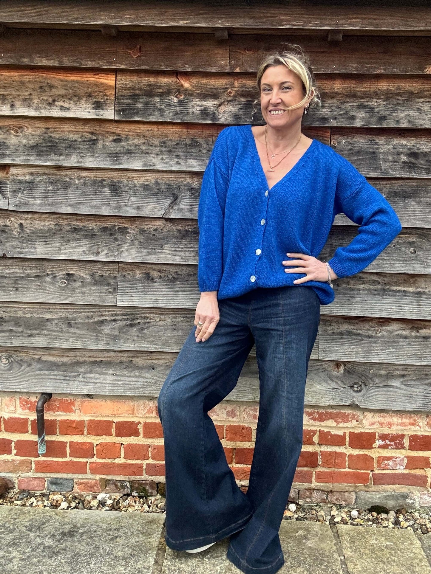 Emma Cardigan | Cobalt Blue