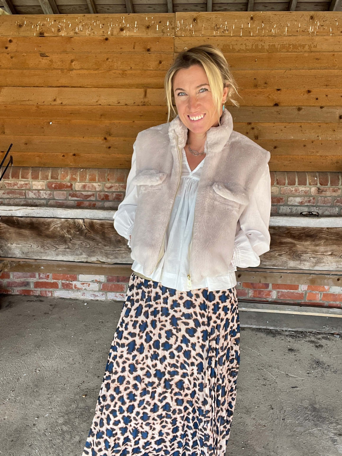 Camden Gilet | Beige