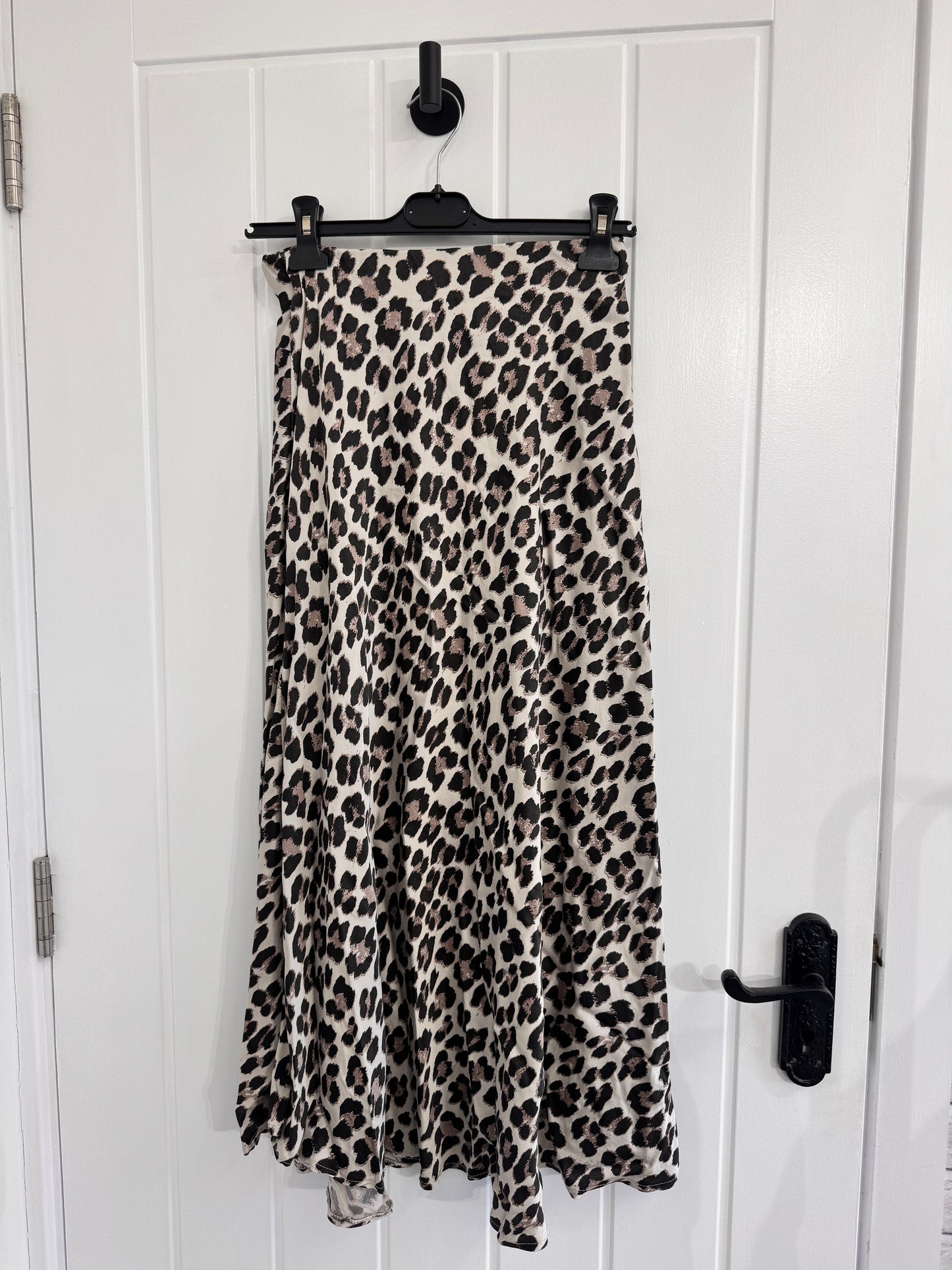 Beige Leopard Skirt