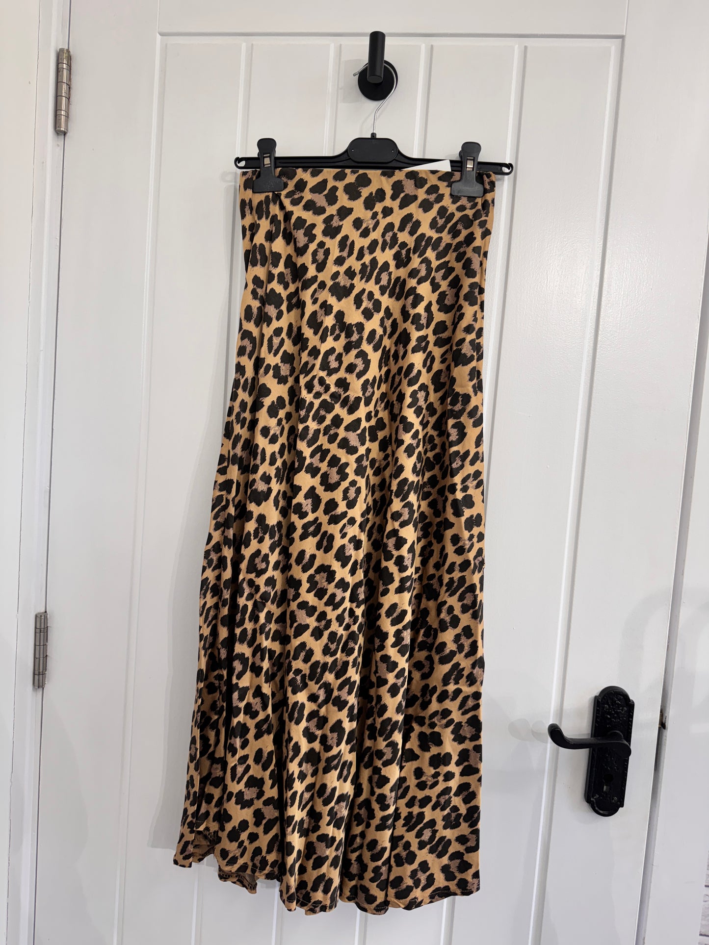 Camel Leopard Skirt