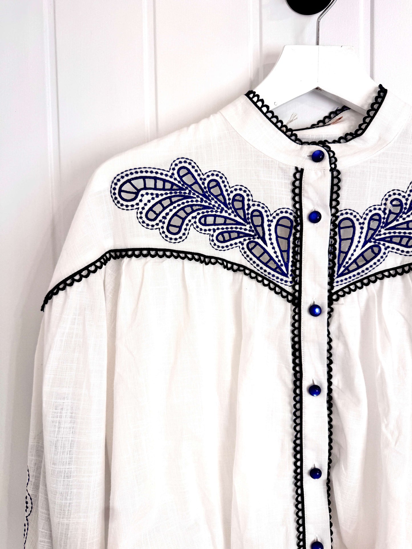 The Dutton Blouse | Blue